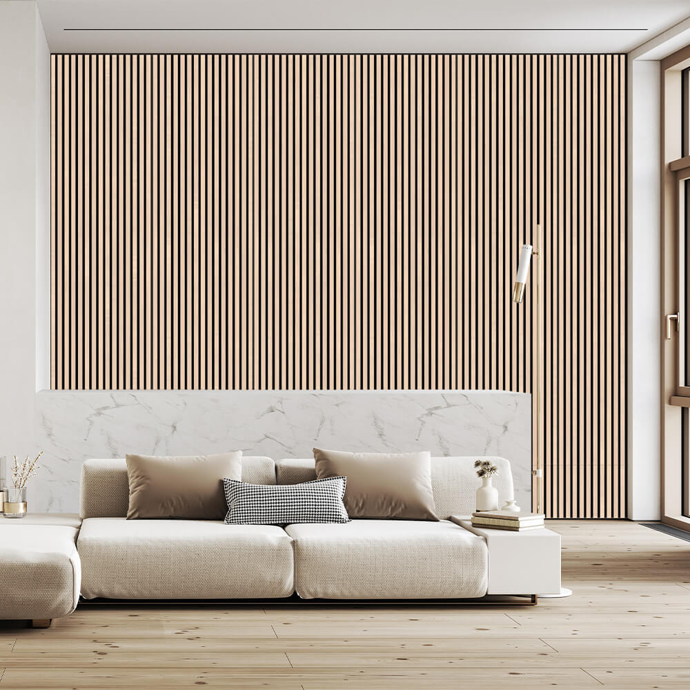 Akoestisch paneel - Beige licht eiken