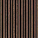Akoestische panelen met houten latten - Bruin gerookt eiken - 22 mm dik
