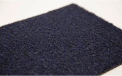 Droogloopmat blauw (op maat)