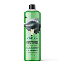 James Vloerreiniger Schoon en Snel Droog (A) | Milde PVC Vloer Reiniger | Dagelijks | 1 Liter