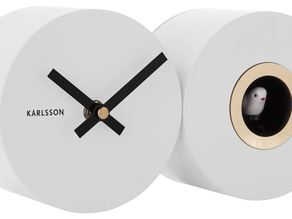 mortel chrysanthème Demandeur horloge coucou design karlsson Rame Viande Écologi