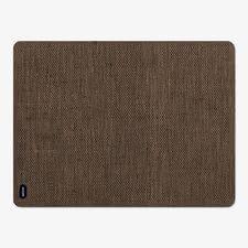 Mótif Barbury Brun - Bruine vloerbeschermer met gebreid patroon (3D bedrukt)