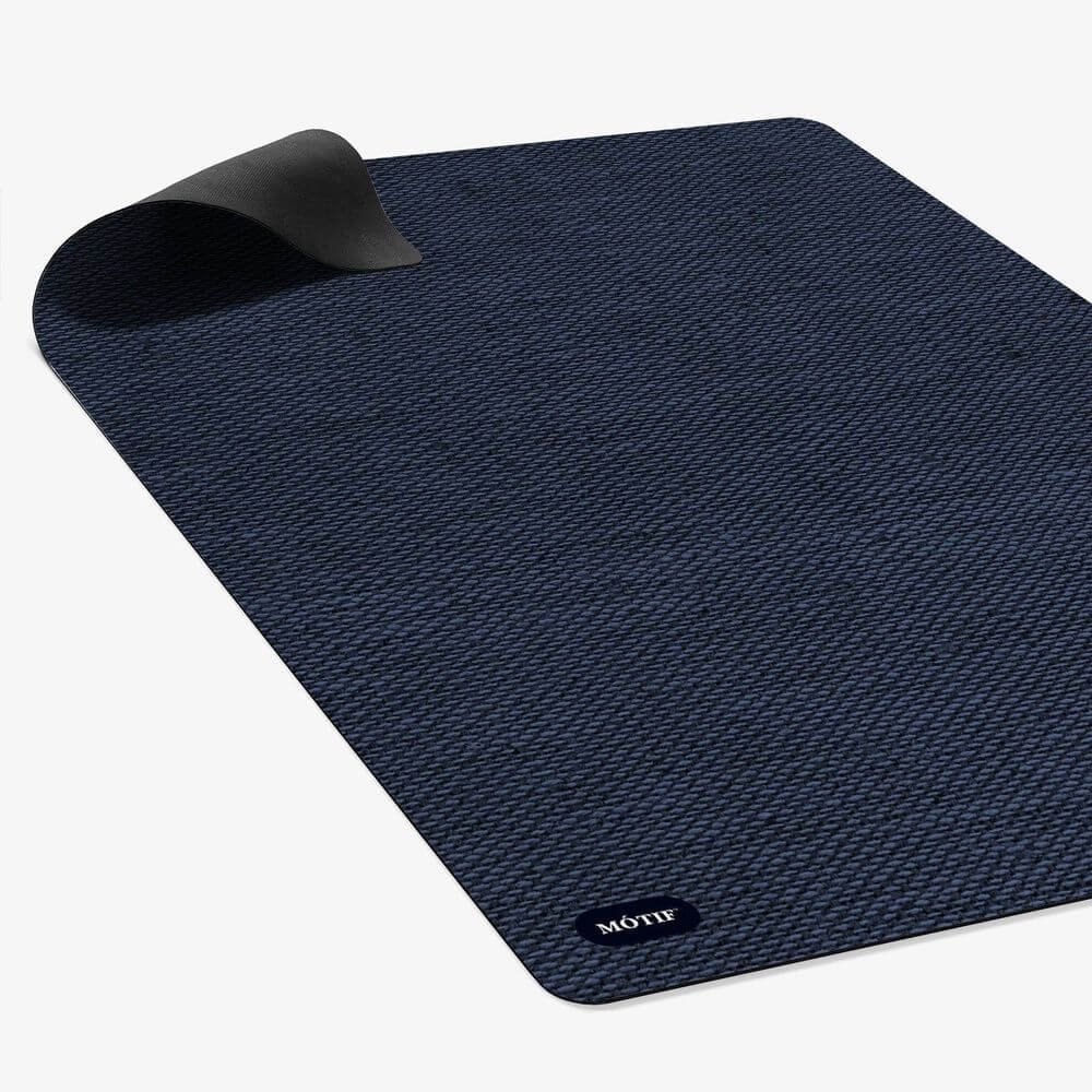 Mótif Barbury Marine - Blauwe vloerbeschermer met gebreid patroon (3D bedrukt)