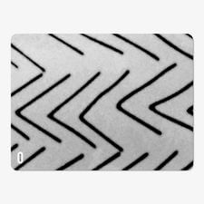 Mótif Flèche Gris - Grijze vloerbeschermer met retro patroon