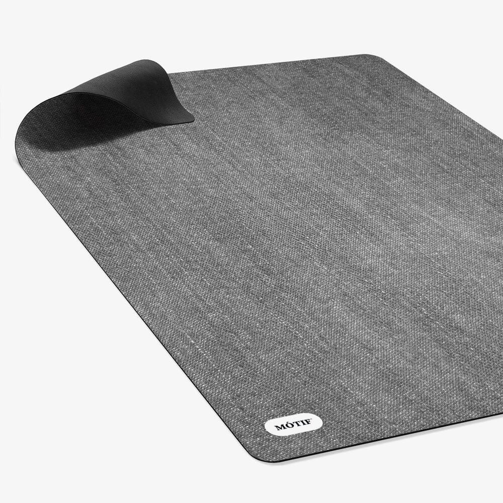 Mótif Stonewash Gris - Grijze vloerbeschermer met gemêleerd patroon