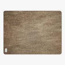 Mótif Stonewash Naturel - Beige vloerbeschermer met linnen patroon