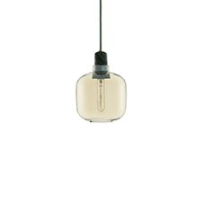Normann Copenhagen Amp - Hanglamp Small - Goud Groen - H 17 x Ø 14 cm