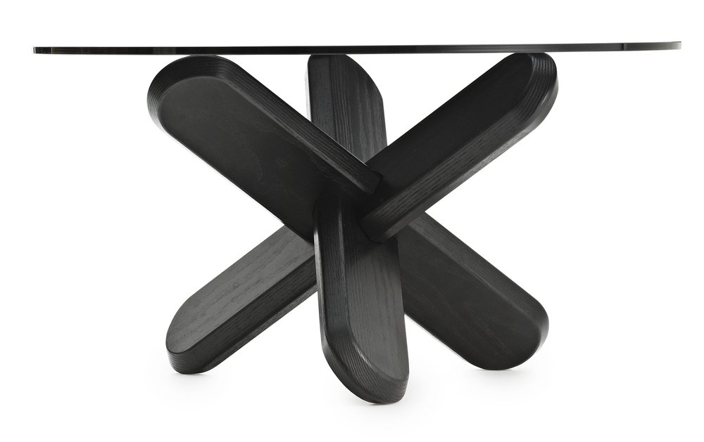 Normann Copenhagen Ding - Salontafel Rook-Zwart - H 40 x Ø 75 cm