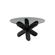 Normann Copenhagen Ding - Salontafel Rook-Zwart - H 40 x Ø 75 cm