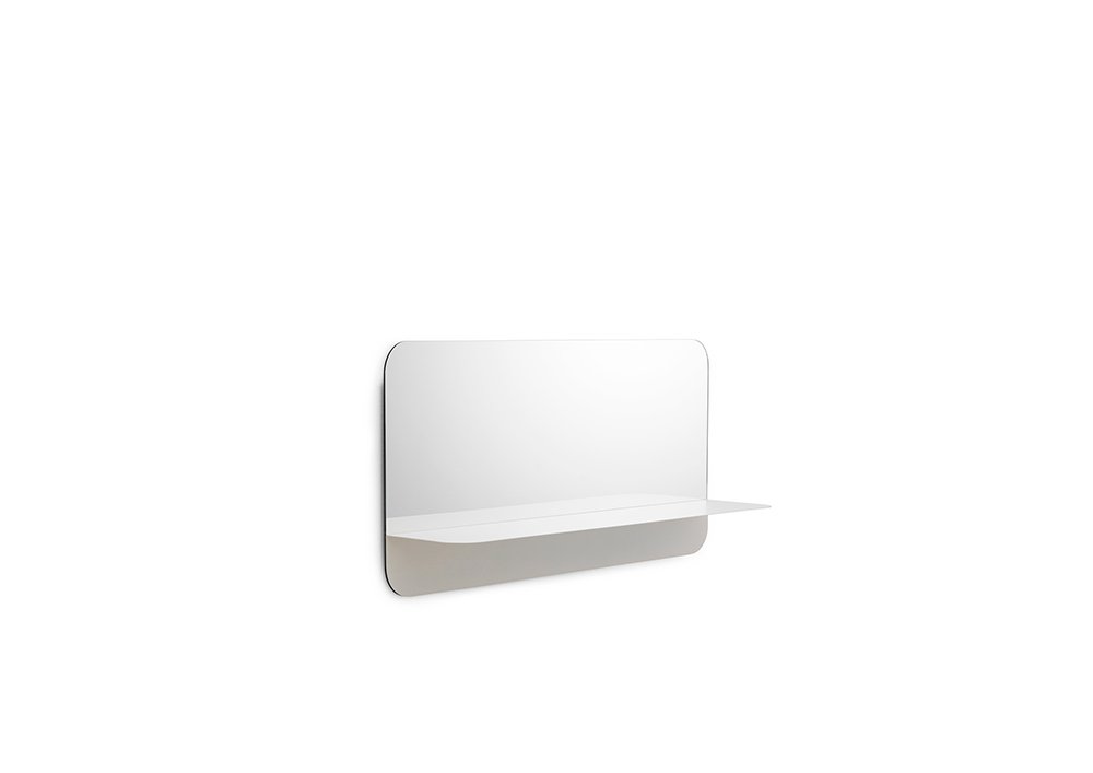 Normann Copenhagen Horizon - Horizontale spiegel - Wit - H 40 x L 80 x D 17 cm 1