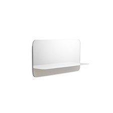 Normann Copenhagen Horizon - Horizontale spiegel - Wit - H 40 x L 80 x D 17 cm