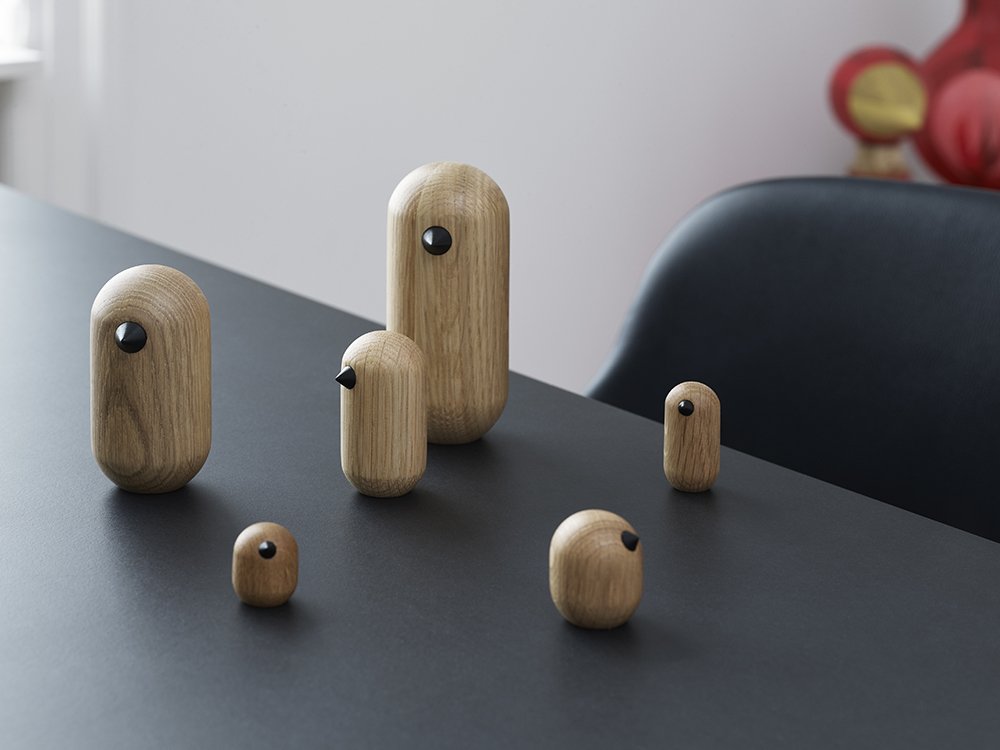 Normann Copenhagen Little Bird - Houten vogel Eiken