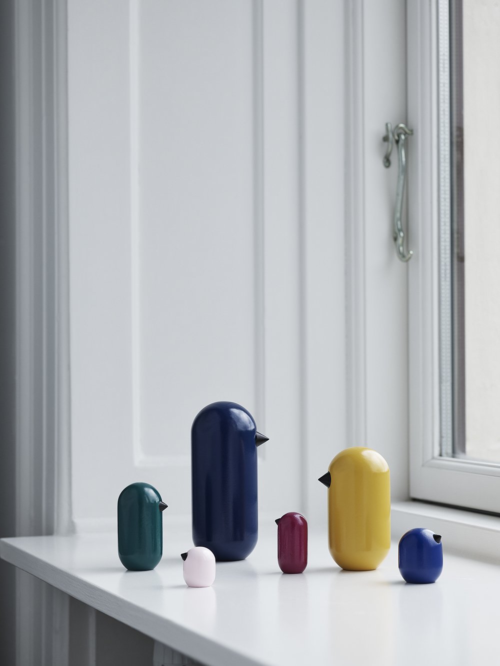 Normann Copenhagen Little Bird - Houten vogel Geel