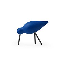 Normann Copenhagen Shorebird - Houten vogel Blauw