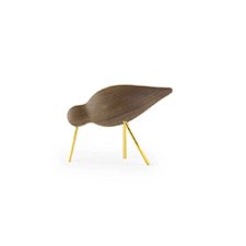 Normann Copenhagen Shorebird - Houten vogel Goudgeel