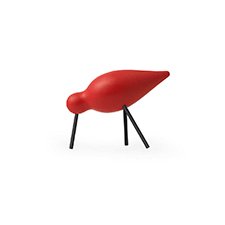 Normann Copenhagen Shorebird - Houten vogel Rood