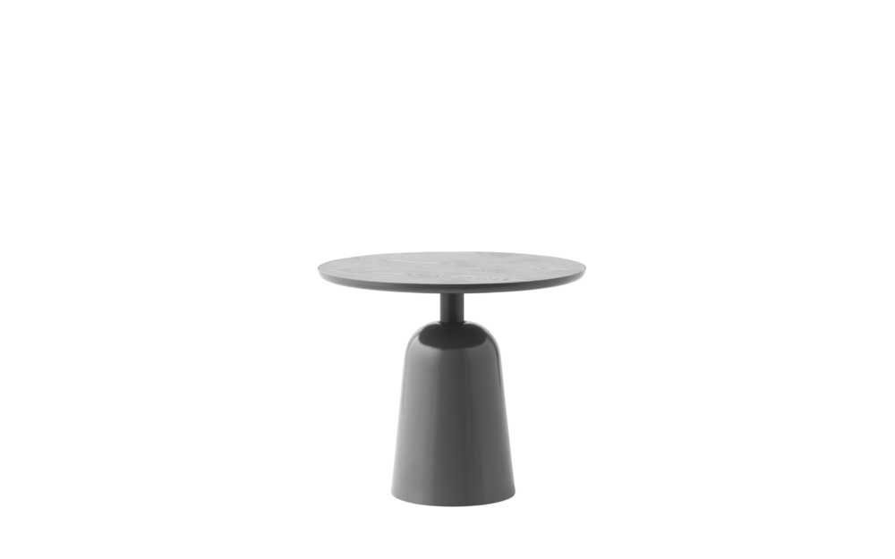 Normann Copenhagen Turn Table - Bijzettafel Verstelbaar Grijs - H 41,5 x W 64 x Ø 55 cm 1