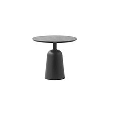 Normann Copenhagen Turn Table - Bijzettafel Verstelbaar Zwart - H 41,5 x W 64 x Ø 55 cm