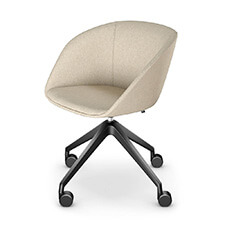 Sedus on spot cosy | Ergonomische Thuiswerk fauteuil | Beige/Zwart