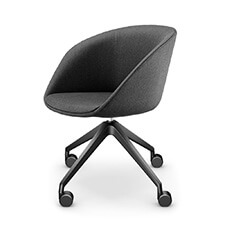 Sedus on spot cosy | Ergonomische Thuiswerk fauteuil | Zwart